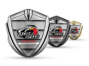 Car Badges Tuning Inspired Shiny Metal Detail